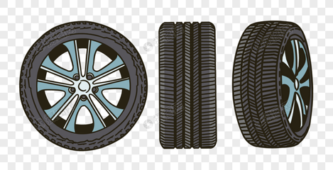 汽車輪胎元素素材 PSD格式免費(fèi)下載與設(shè)計(jì)應(yīng)用
